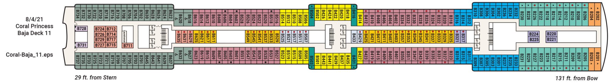Deck 11 - Baja plan